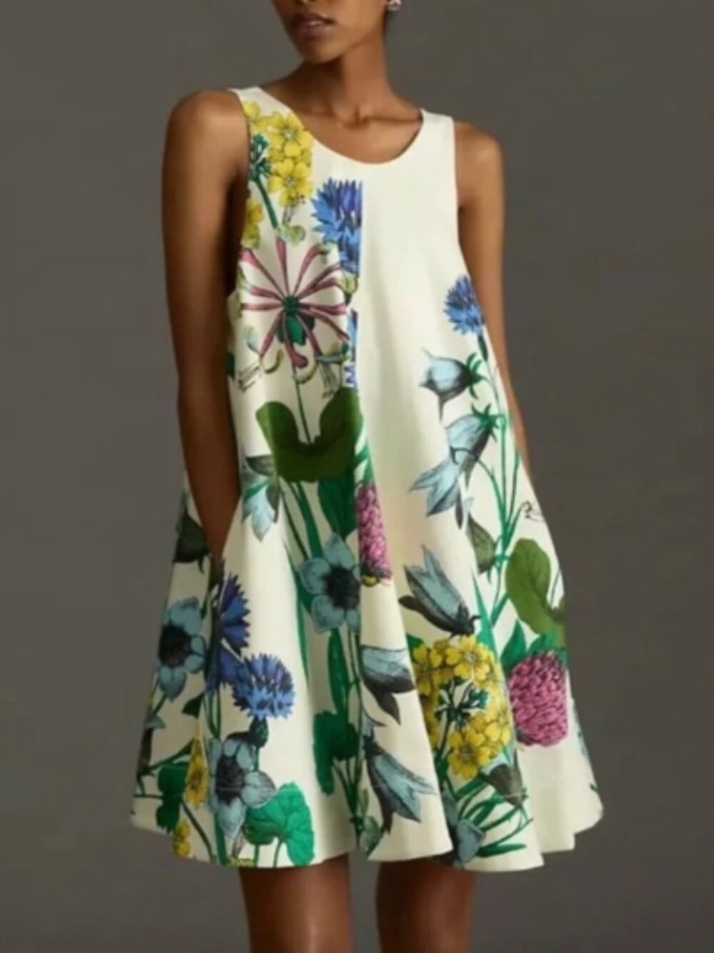 Anthropologie Maeve The Keiko Floral Swing Dress